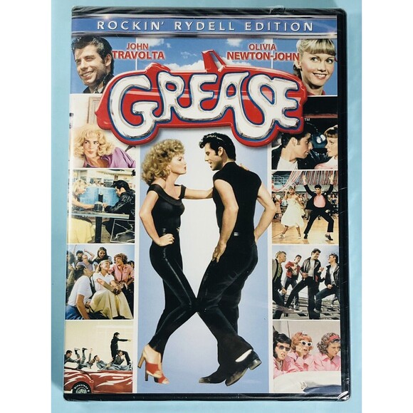 GREASE Rockin' Rydell High Ed DVD Movie WScreen  Olivia Newton John- J.Travolta - Picture 1 of 5